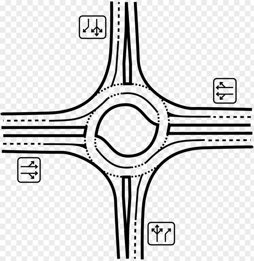 Road Roundabout Traffic Circle Intersection PNG