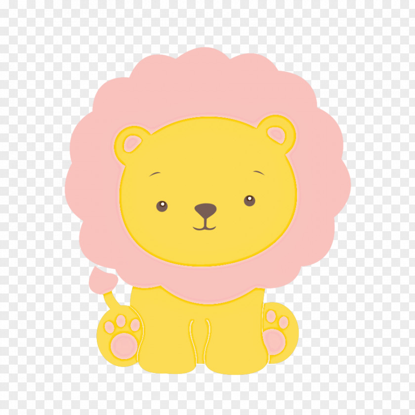 Cat Cartoon Character Yellow Smiley PNG