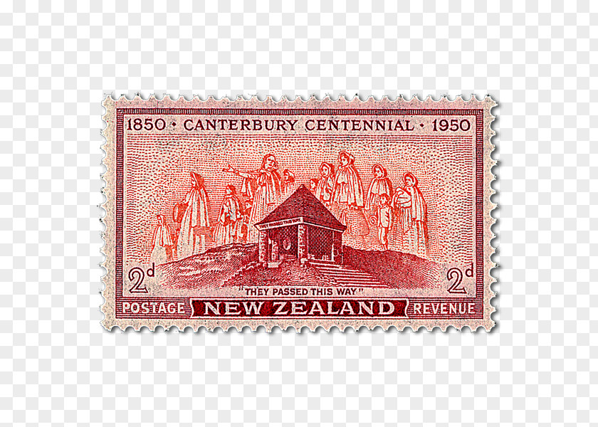 Christchurch Cathedral Postage Stamps Rectangle PNG