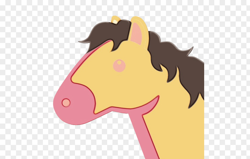 Livestock Mane Pony Emoji PNG