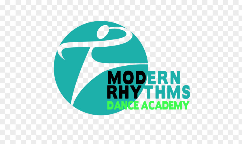 Modern Dance Logo Brand Green PNG