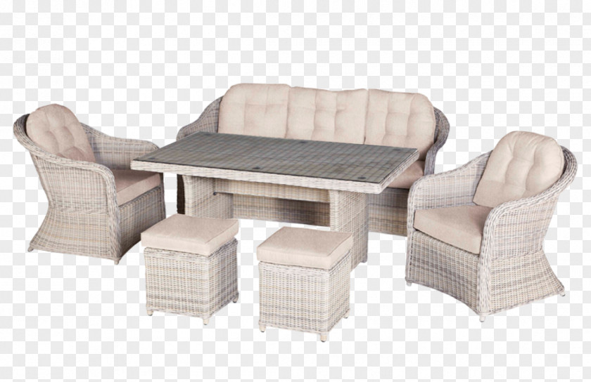 Table Chair Dining Room Wicker PNG