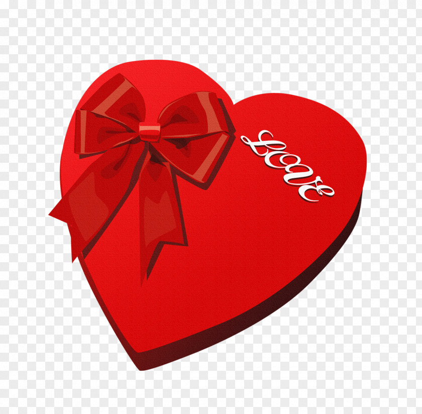 Valentine's Day Heart Love Gift Clip Art PNG