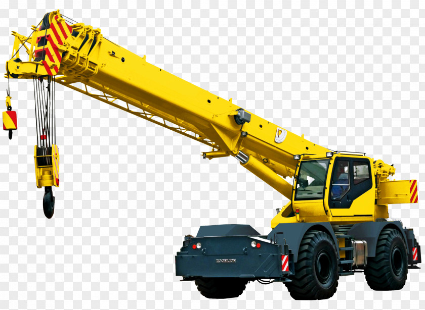 White Crane India Mobile Heavy Machinery Architectural Engineering PNG