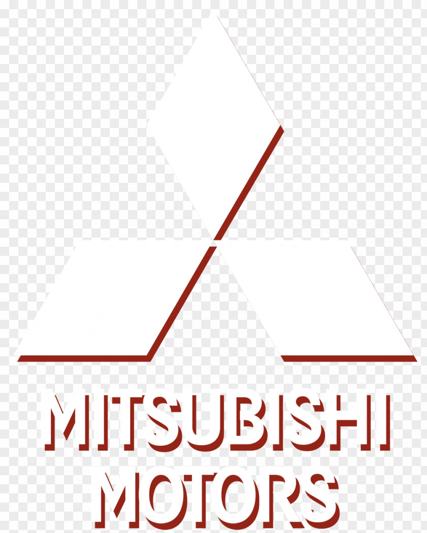 Mitsubishi Line Angle Point Brand PNG