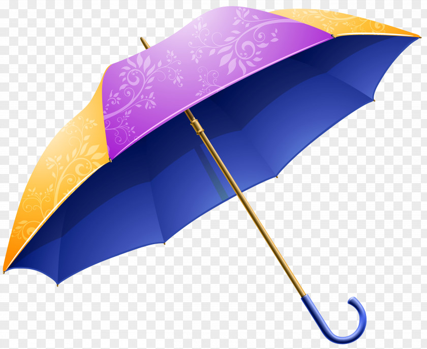 Purple Yellow Umbrella Clipart Image Clip Art PNG