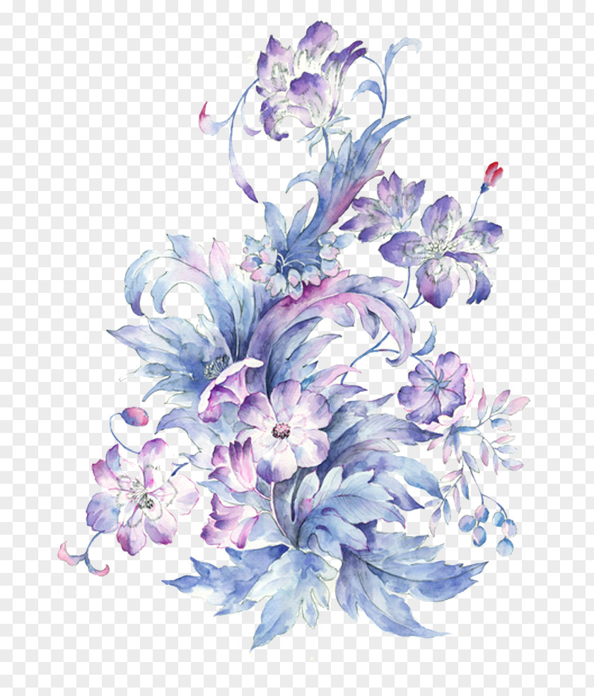 Small Fresh Hand-painted Watercolor Flower Painting Drawing PNG