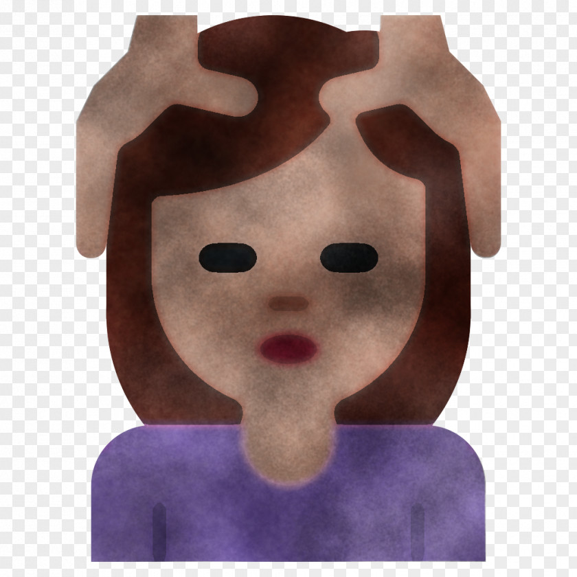 Face Head Nose Violet Cheek PNG