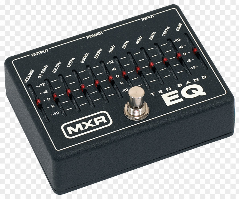 Musical Instruments Audio Equalization Effects Processors & Pedals Dunlop MXR 10-Band Graphic EQ M108 Ten Band PNG
