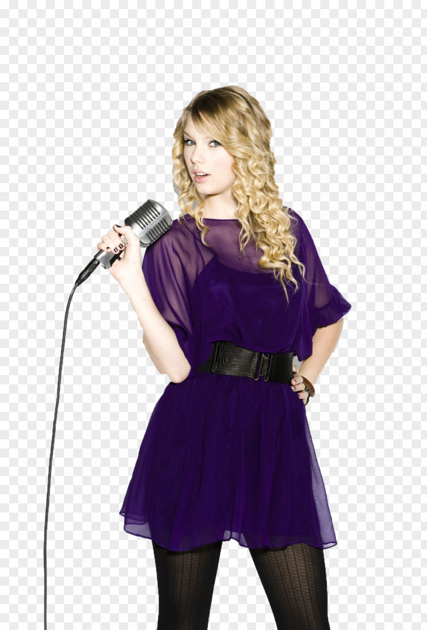 Purple Bluebird Café Model Dress PNG