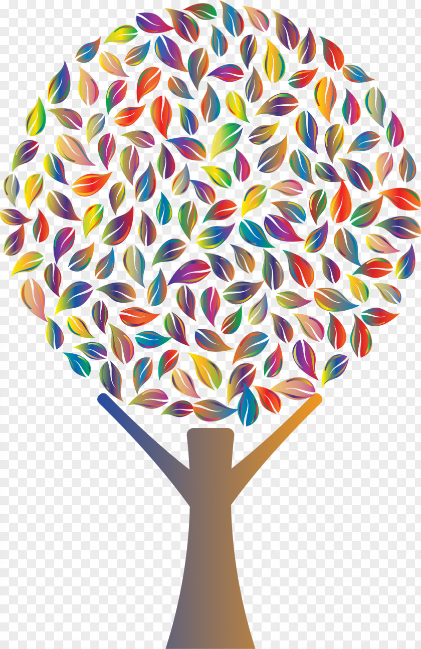 Tree Logo Abstract Art Clip PNG