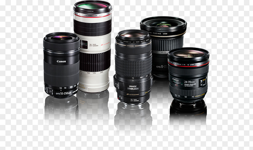 Zoom Lens Canon EF Mount EF-S 18–135mm PNG