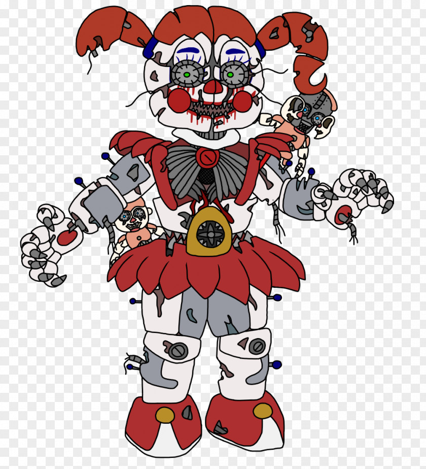 Circus Five Nights At Freddy's: Sister Location Art Freddy's 2 Clown Drawing PNG