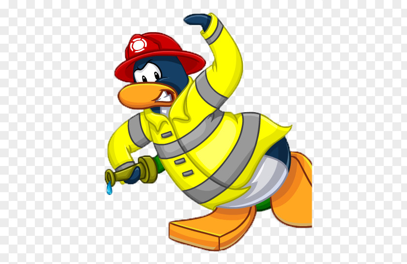 Firefighter Club Penguin Clip Art Clothing Wiki PNG