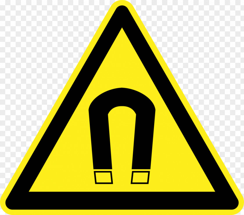 Magnet Warning Sign Clip Art PNG