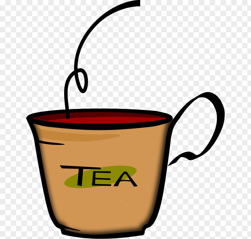 Tea Green Earl Grey Cup Clip Art PNG