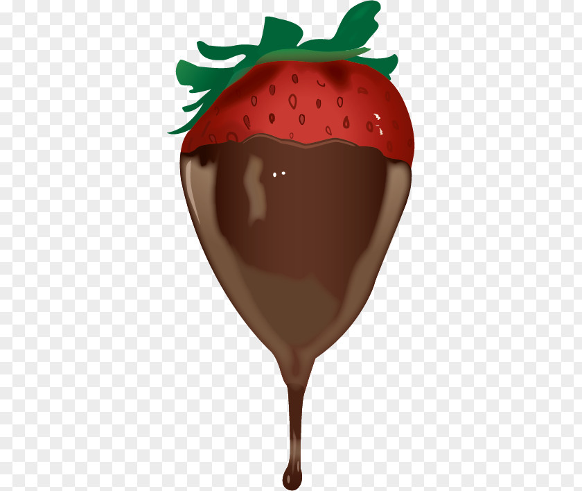 Vector Chocolate Strawberries Ice Cream Sundae Cake Strawberry PNG