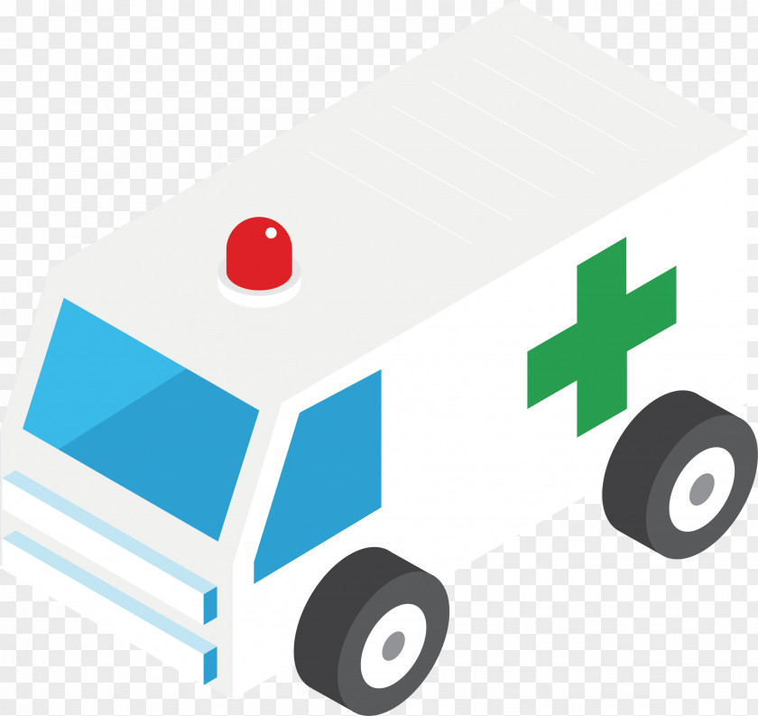 White Ambulance Car PNG