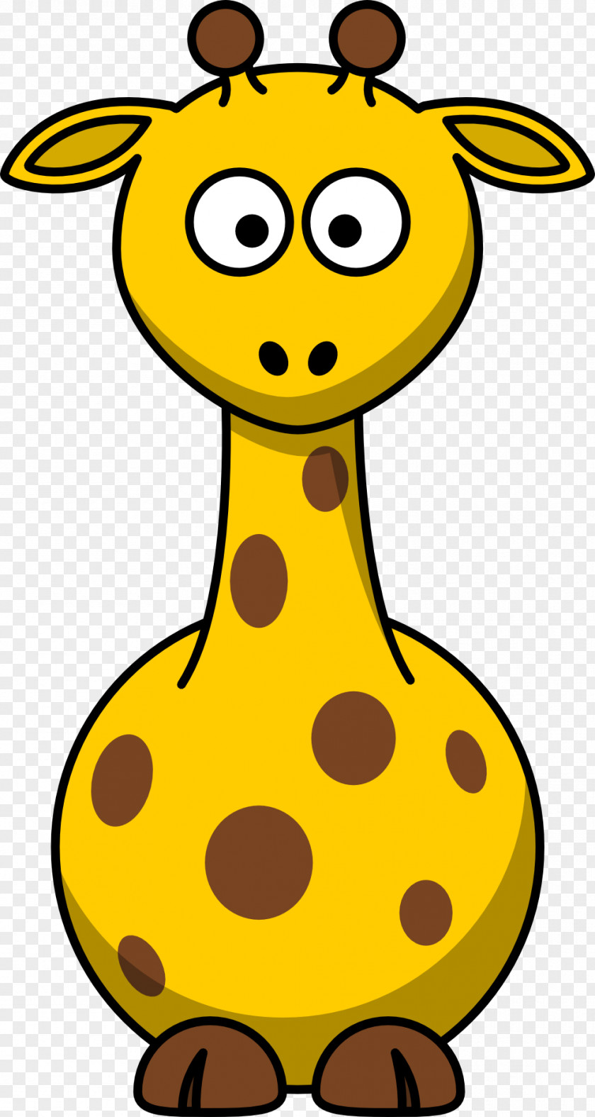 Yellow Animal Cliparts Giraffe Cartoon Clip Art PNG