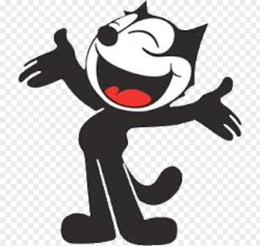 Cat Felix The Oswald Lucky Rabbit Cartoon Silent Film PNG