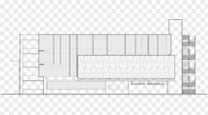 Corrugated Border Architecture Floor Plan PNG