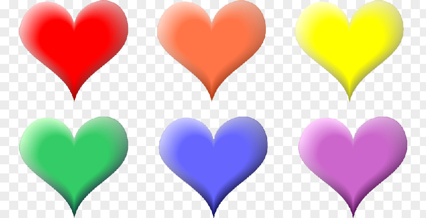 Heart Color Yellow Love PNG