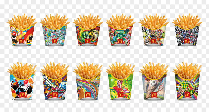 New Packaging Design 2014 FIFA World Cup McDonald's French Fries 2018 PNG