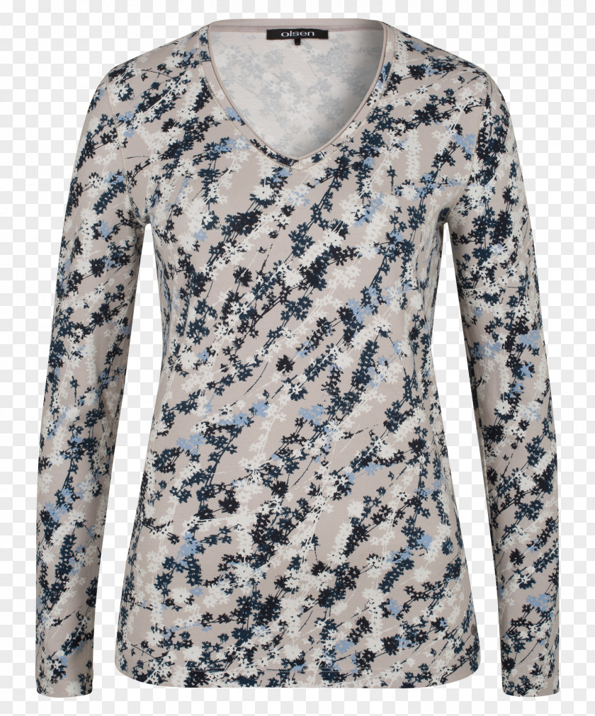 T-shirts Printed Fabrics Pattern Shading W Cardigan Long-sleeved T-shirt Blouse PNG