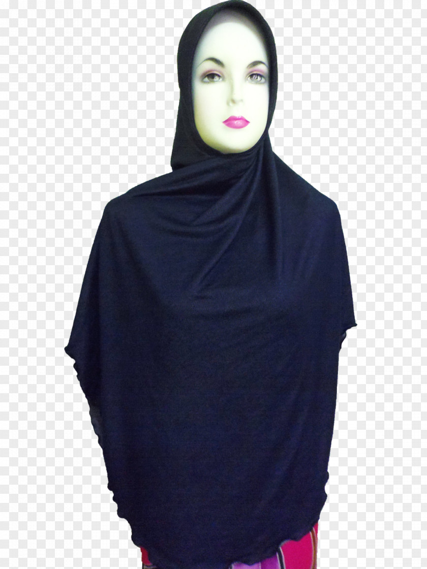 Tudung Outerwear Neck Scarf Sleeve Electric Blue PNG
