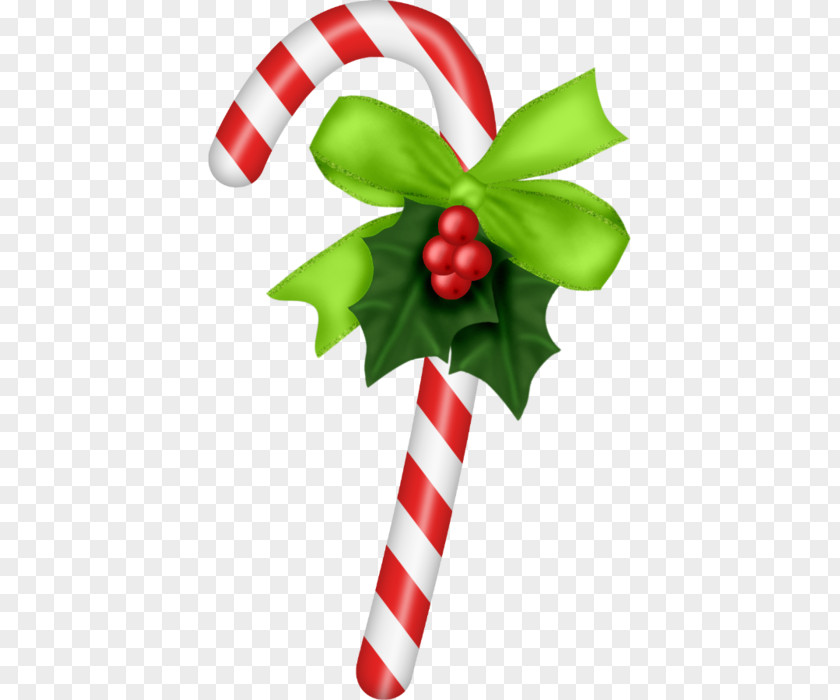 Christmas Candy Cane Ornament Stick Clip Art PNG