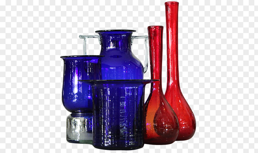 Glass Bottle Cobalt Blue Vase Liquid PNG