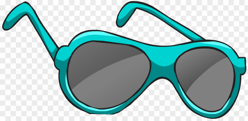 Sunglasses Goggles Penguin Blue PNG