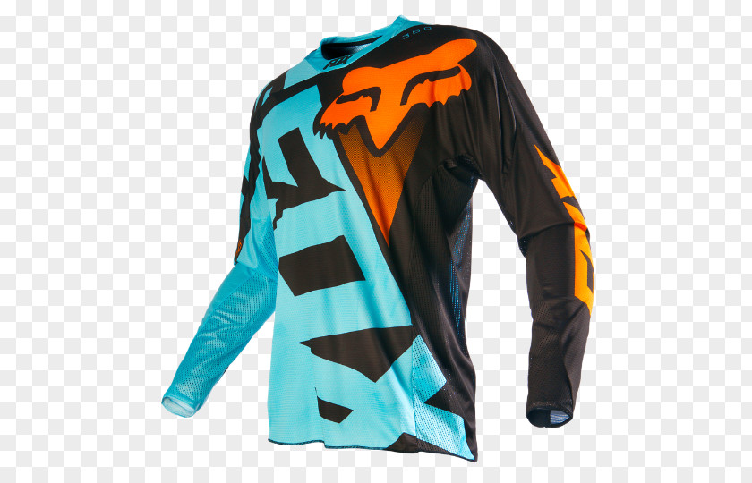 T-shirt Cycling Jersey Fox Racing PNG