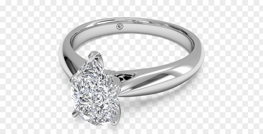 A Perspective View Diamond Engagement Ring Jewellery Ritani PNG