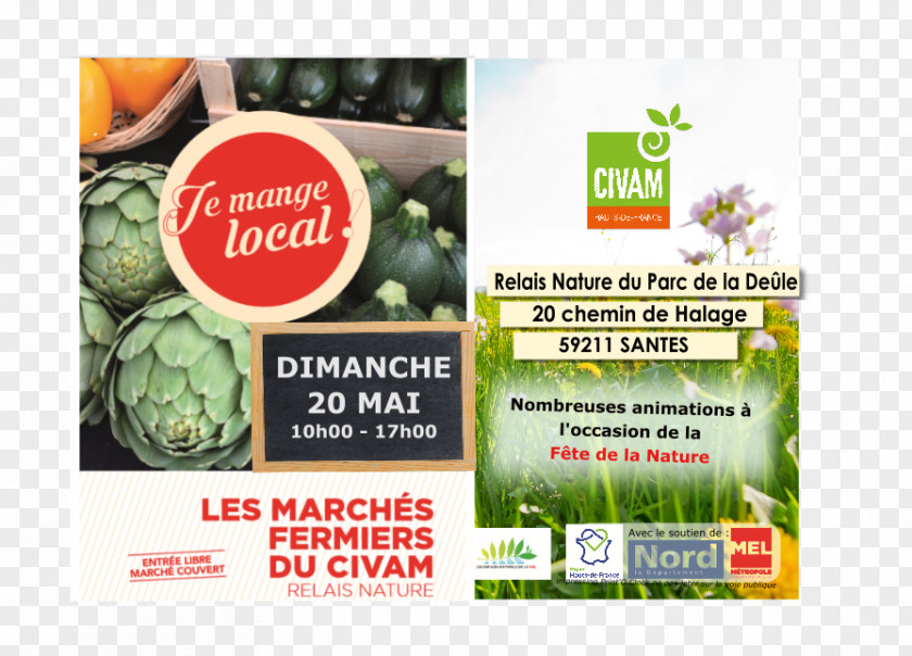 App Flyer Marché Fermier Du CIVAM Lomme Centre D'initiatives Pour Valoriser L'agriculture Et Le Milieu Rural Leaf Vegetable PNG