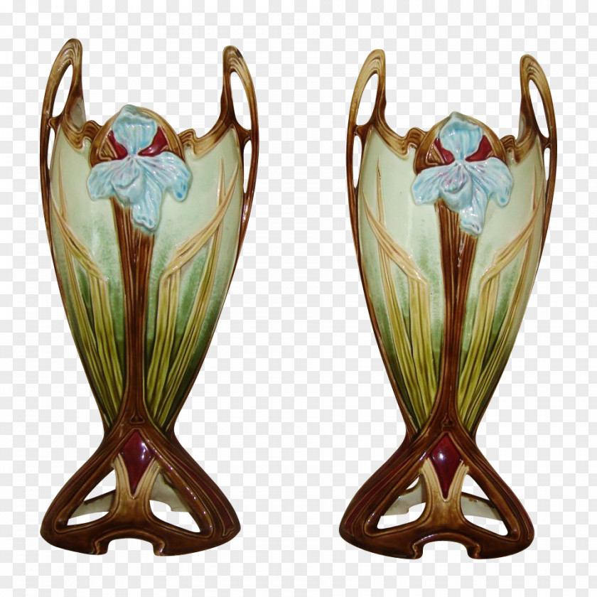 Hand Painted Ceramic Vase Artifact Glass PNG