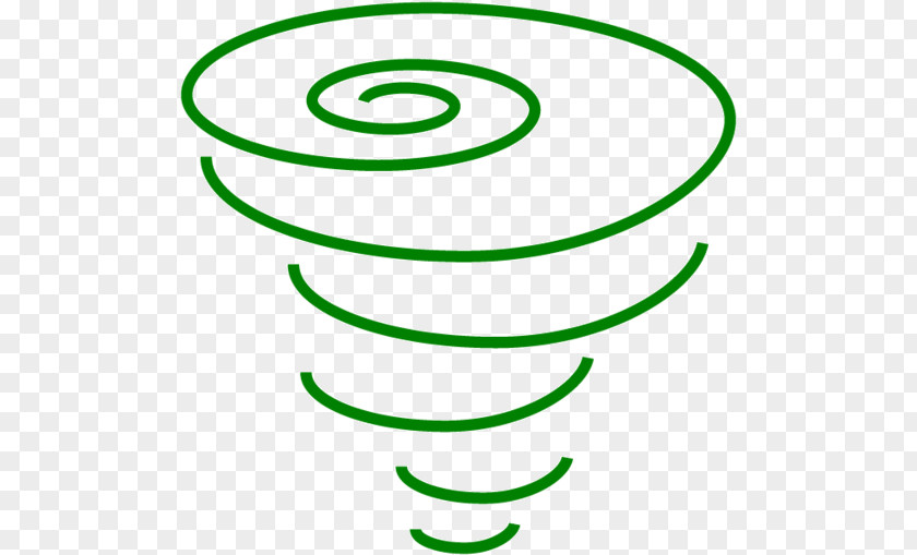 Spiral Green Background PNG
