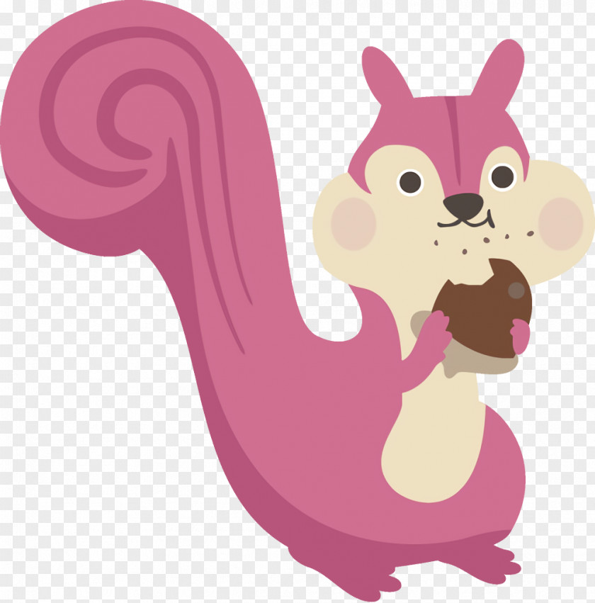 Animation Tail Squirrel Autumn Acorn PNG
