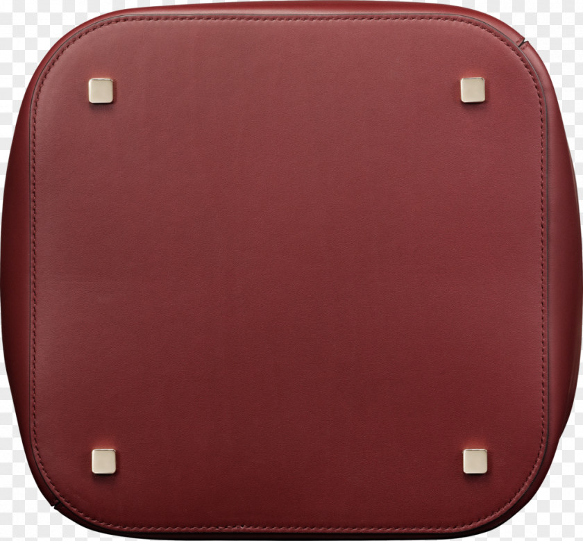 Bag Calfskin Leather Red PNG