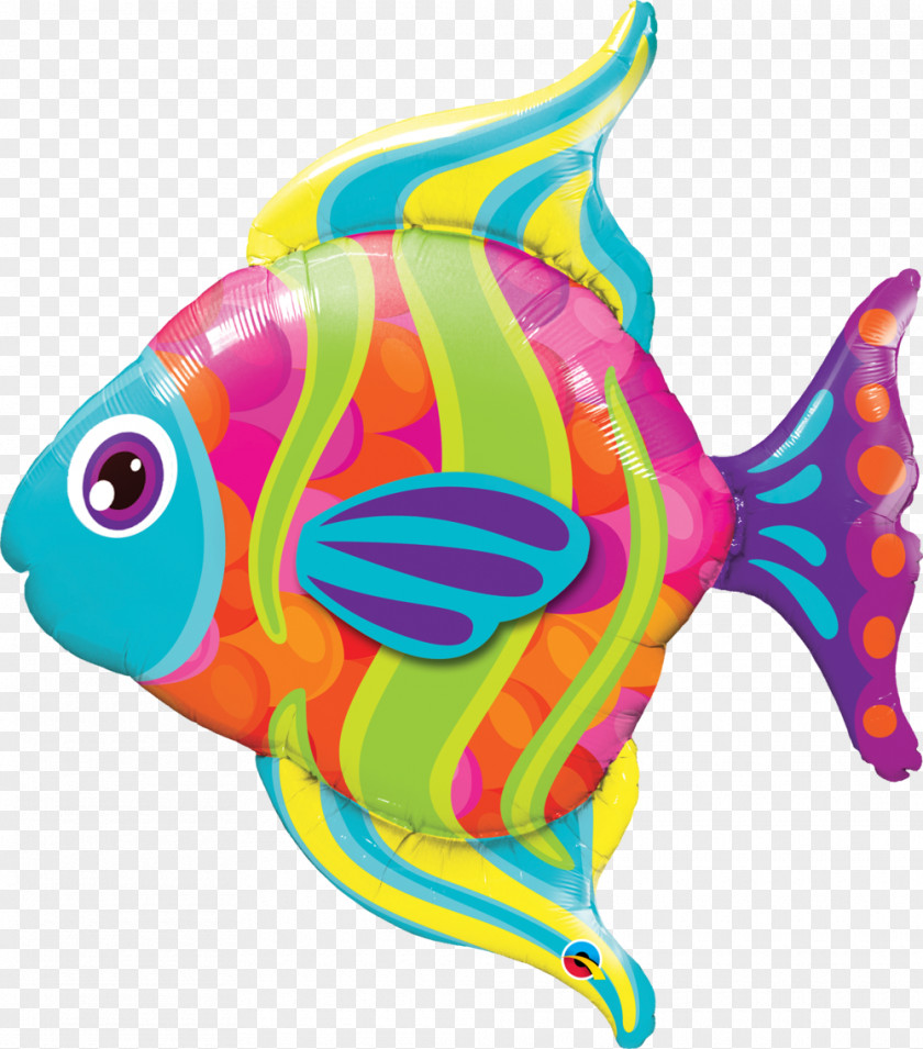 Balloon Inflatable Fish Birthday Party PNG
