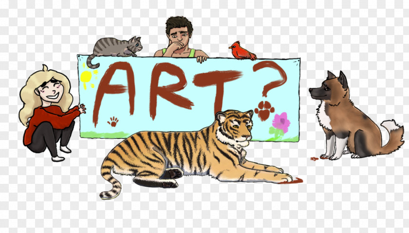 Cat Tiger Dog Mammal Illustration PNG