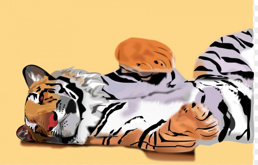 Free Parchment Background Tiger Cat Clip Art PNG