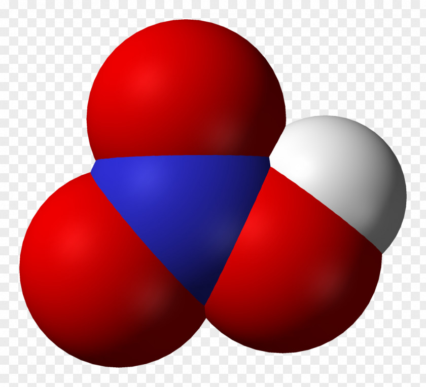 Garage Nitric Acid Space-filling Model Mineral Molecule PNG