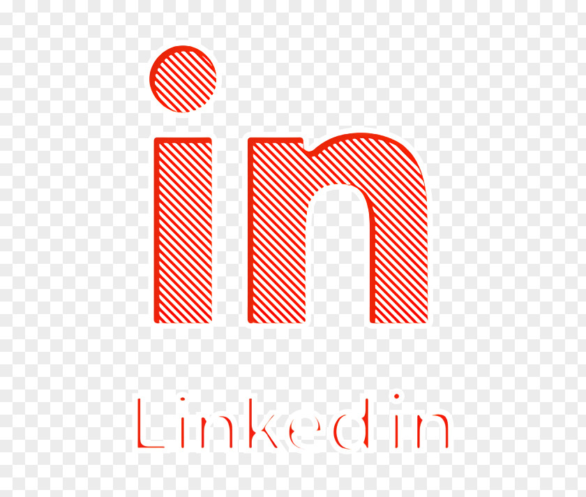 Logo Text Linkedin Icon Button PNG