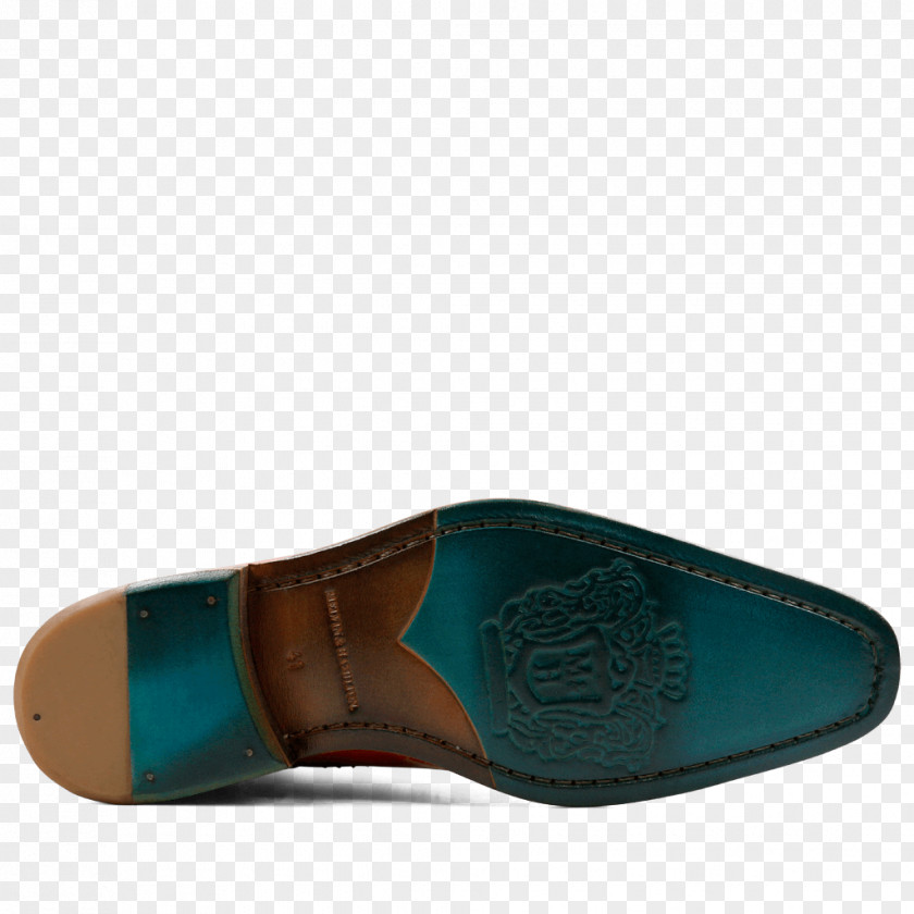 Oxford Shoe Suede Slip-on Slide Sandal PNG