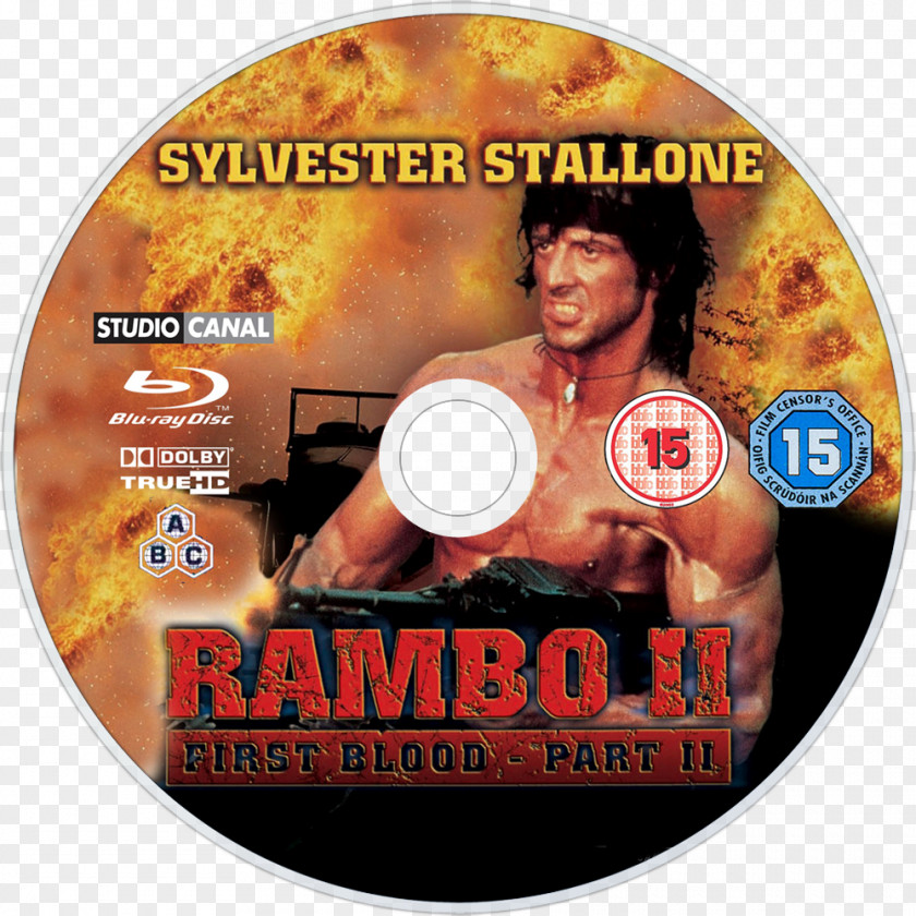 Rambo: First Blood Part II DVD Blu-ray Disc Rambo Compact Film PNG