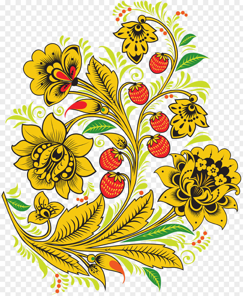 Russia Khokhloma Ornament Royalty-free PNG