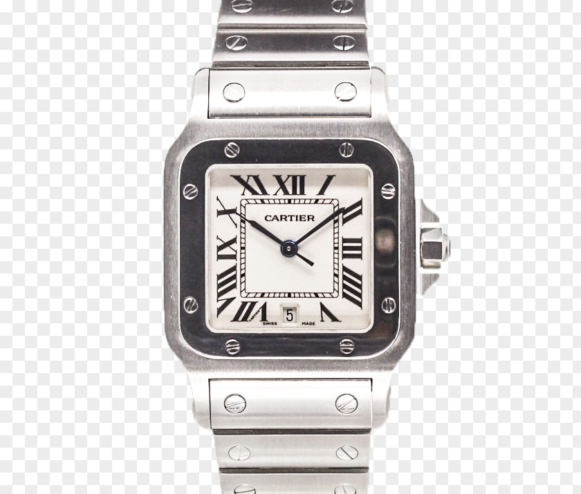 Watch Iconic Watches Cartier Santos Strap PNG