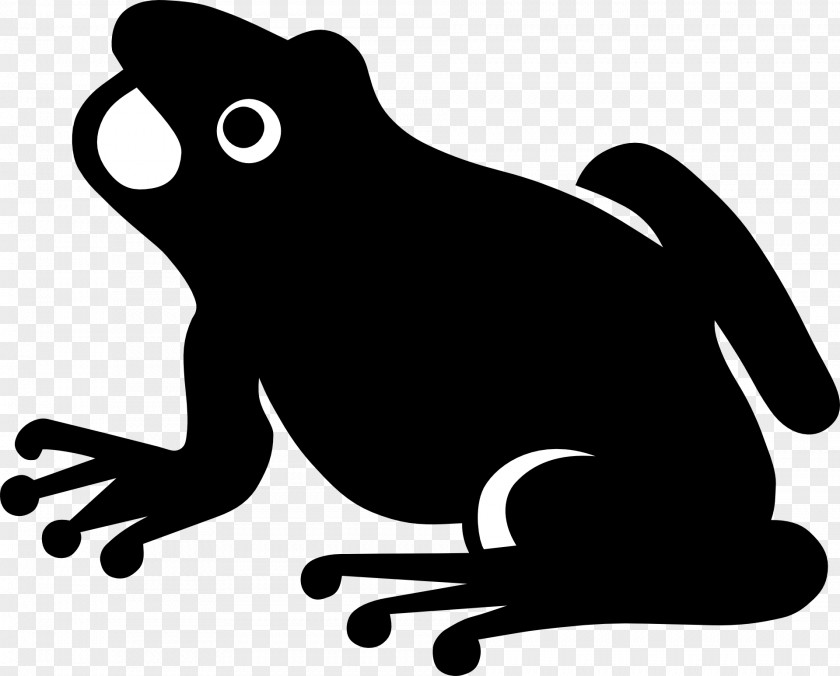 Amphibian Frog Silhouette Clip Art PNG