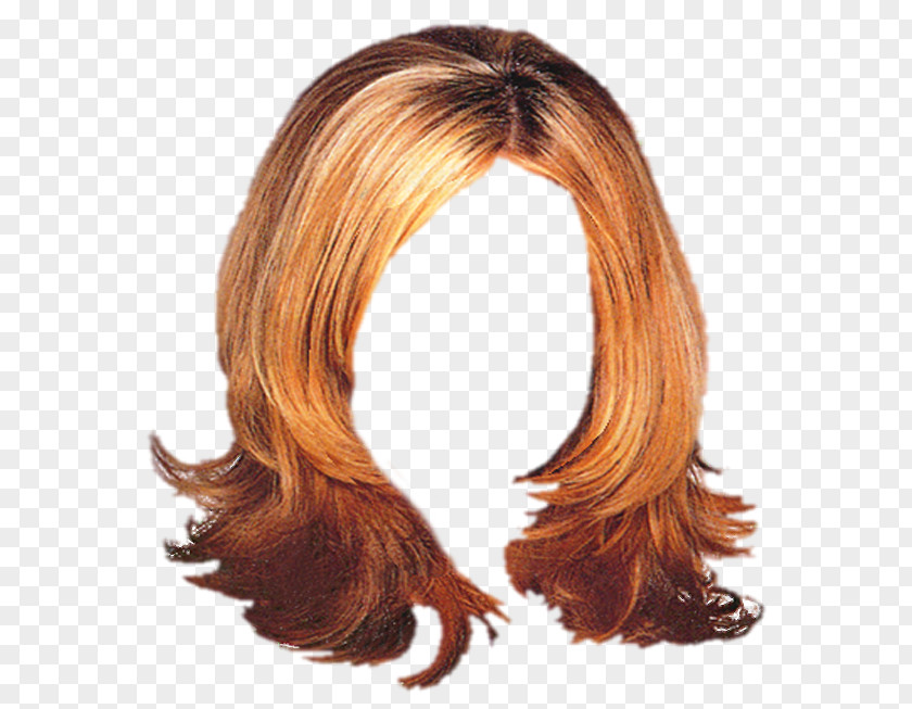 Hair Brown Coloring Wig Long Hairstyle PNG